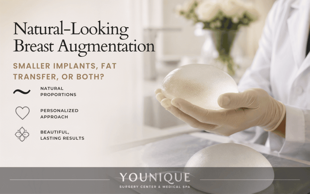 Natural looking breast augmentation in Santa Monica